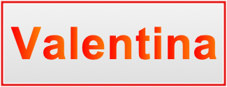 Image of the name Valentina