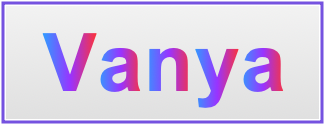 Image of the name Vanya