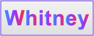 Image of the name Whitney