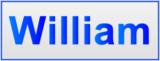 Image of the name William