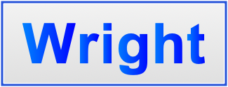 Image of the name Wright Image of the name Wright
