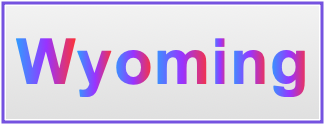 Image of the name Wyoming