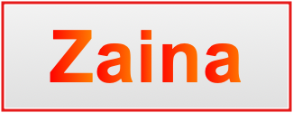 Image of the name Zaina Image of the name Zaina