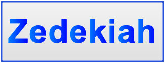 Image of the name Zedekiah