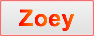 Image of the name Zoey