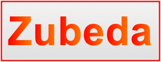 Image of the name Zubeda