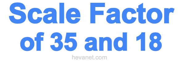 common factor of 35 and 18