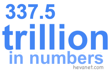 337.5 trillion in numbers