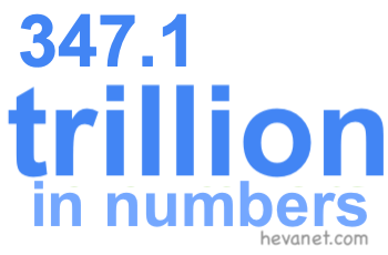 347.1 trillion in numbers