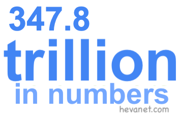 347.8 trillion in numbers