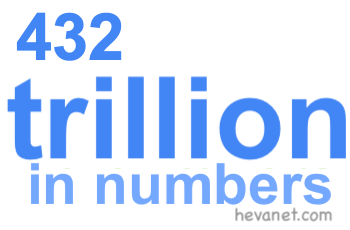 432 trillion in numbers