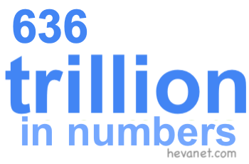 636 trillion in numbers