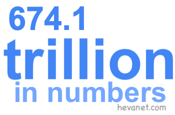 674.1 trillion in numbers