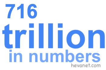 716 trillion in numbers