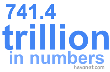 741.4 trillion in numbers