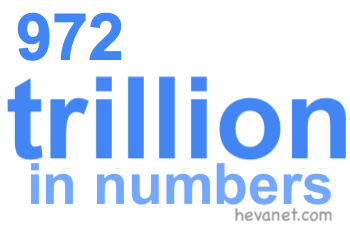 972 trillion in numbers