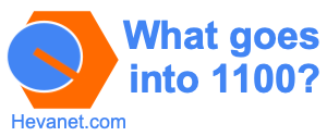 What goes into 1100