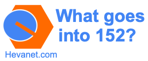What goes into 152