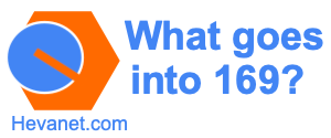 What goes into 169