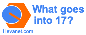 What goes into 17