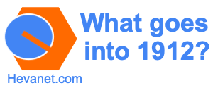What goes into 1912