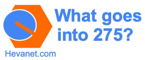 What goes into 275