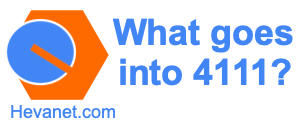 What goes into 4111
