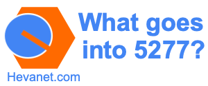 What goes into 5277