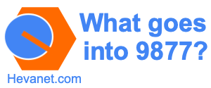 What goes into 9877